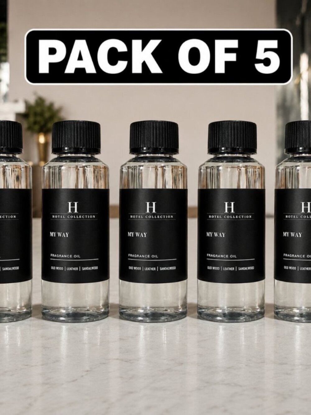 USA SELLER, SEALED MY WAY, Hotel Collection Essential Oil Diffuser Scent 120mL